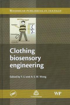 Couverture de l’ouvrage Clothing biosensory engineering