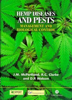 Couverture de l’ouvrage Hemp diseases & pests: management with an emphasis on biological control