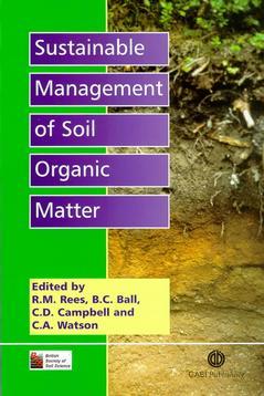 Couverture de l’ouvrage Sustainable management of soil organic matter