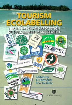 Couverture de l’ouvrage Tourism ecolabelling, certification and promotion of sustaibable management