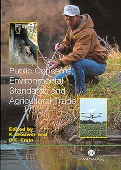 Couverture de l’ouvrage Public concerns, environmental standards and agricultural trade