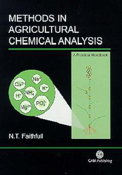 Couverture de l’ouvrage Methods in agricultural chemical analysis : a practical handbook