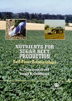 Couverture de l’ouvrage Nutrients for sugar beet production: soil-plant relationships
