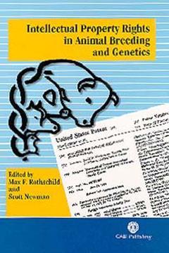 Cover of the book Intellectual property rights in animal breeding and genetics