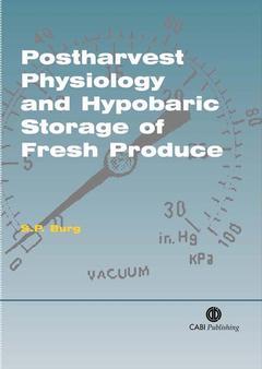 Couverture de l’ouvrage Postharvest physiology & hypobaric storage of fresh produce