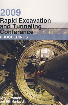Couverture de l’ouvrage 2009 rapid excavation and tunneling conference, proceedings (RETC 2009) with CD-ROM