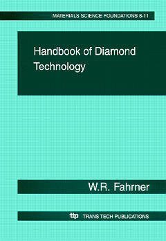 Couverture de l’ouvrage Handbook of diamond technology
