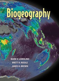 Couverture de l’ouvrage Biogeography,