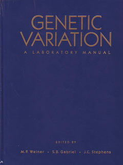 Couverture de l’ouvrage Genetic variation, a laboratory manual