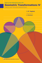 Couverture de l’ouvrage Geometric Transformations: Volume 4, Circular Transformations