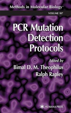Couverture de l’ouvrage PCR mutation detection protocols (Methods in Molecular Biology, vol. 187)