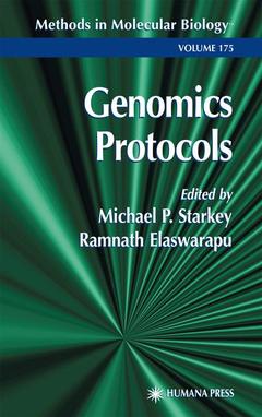 Couverture de l’ouvrage Genomic protocols (methods in molecular biology/175)