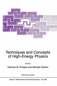 Couverture de l’ouvrage Techniques and Concepts of High-Energy Physics