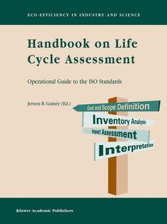 Couverture de l’ouvrage Handbook on Life Cycle Assessment
