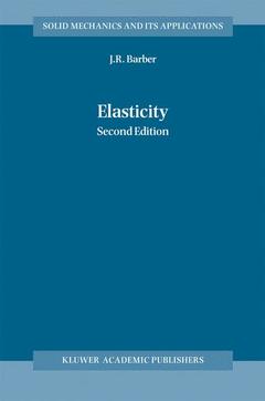 Couverture de l’ouvrage Elasticity