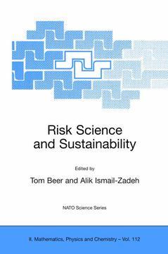 Couverture de l’ouvrage Risk Science and Sustainability