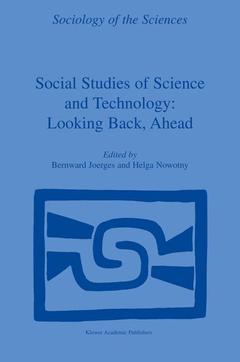 Couverture de l’ouvrage Social Studies of Science and Technology: Looking Back, Ahead