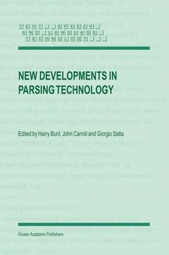 Cover of the book New Developments in Parsing Technology