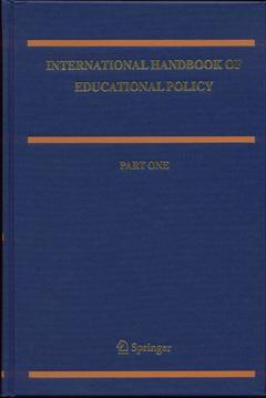 Cover of the book International Handbook of Educational Policy