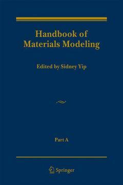 Couverture de l’ouvrage Handbook of materials modeling