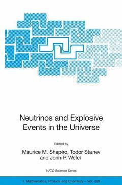 Cover of the book Neutrinos and Explosive Events in the Universe