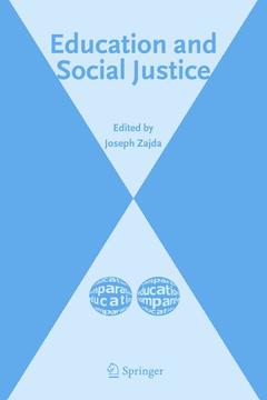 Couverture de l’ouvrage Education and Social Justice