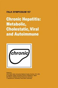 Couverture de l’ouvrage Chronic Hepatitis: Metabolic, Cholestatic, Viral and Autoimmune