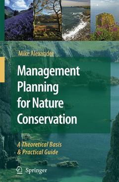 Couverture de l’ouvrage Management planning for nature conservation
