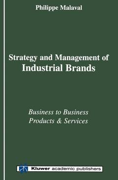 Couverture de l’ouvrage Strategy and Management of Industrial Brands