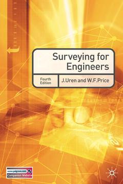 Cover of the book Surveying for engineers4th edition