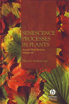 Couverture de l’ouvrage Annual Plant Reviews, Senescence Processes in Plants
