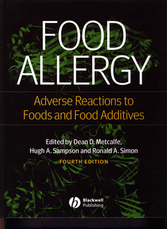 Couverture de l’ouvrage Food allergy : adverse reactions to foods and food additives