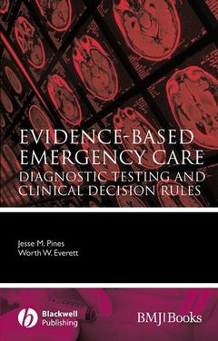 Cover of the book Evidence-based emergency care: : diagnostic testing and clinical decision rules