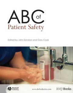 Couverture de l’ouvrage ABC of Patient Safety