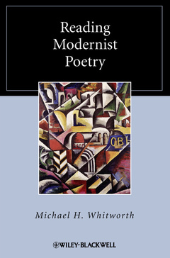Couverture de l’ouvrage Reading Modernist Poetry
