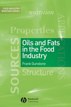 Couverture de l’ouvrage Oils and Fats in the Food Industry