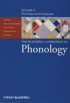 Cover of the book Blackwell companion to phonology (5-volume set] (hardback)