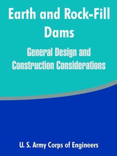 Couverture de l’ouvrage Earth and rock-fill dams : general design and construction considerations