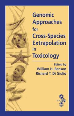Couverture de l’ouvrage Genomic Approaches for Cross-Species Extrapolation in Toxicology