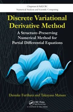 Couverture de l’ouvrage Discrete Variational Derivative Method