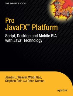 Couverture de l’ouvrage Pro JavaFX™ Platform
