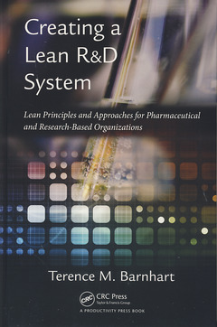 Couverture de l’ouvrage Creating a Lean R&D System
