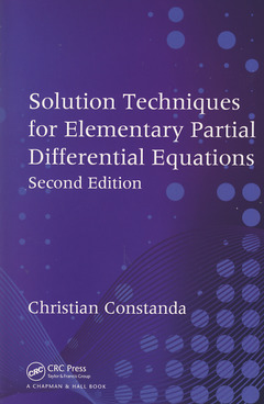 Couverture de l’ouvrage Solution techniques for elementary partial differential equations