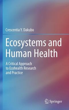 Couverture de l’ouvrage Ecosystems and Human Health