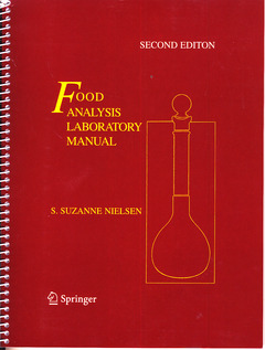 Couverture de l’ouvrage Food analysis laboratory manual