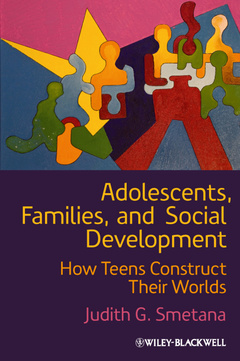 Couverture de l’ouvrage Adolescents, Families, and Social Development