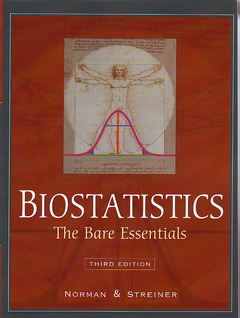 Couverture de l’ouvrage Biostatistics: the bare essentials (with CD-ROM)