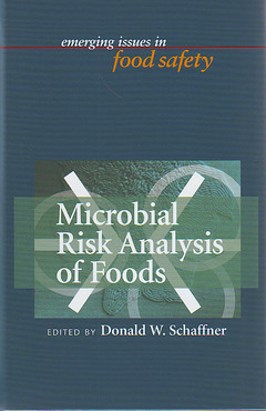 Couverture de l’ouvrage Microbial risk analysis of foods