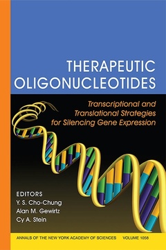 Couverture de l’ouvrage Therapeutic Oligonucleotides