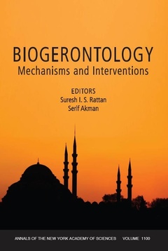 Couverture de l’ouvrage Biogerontology